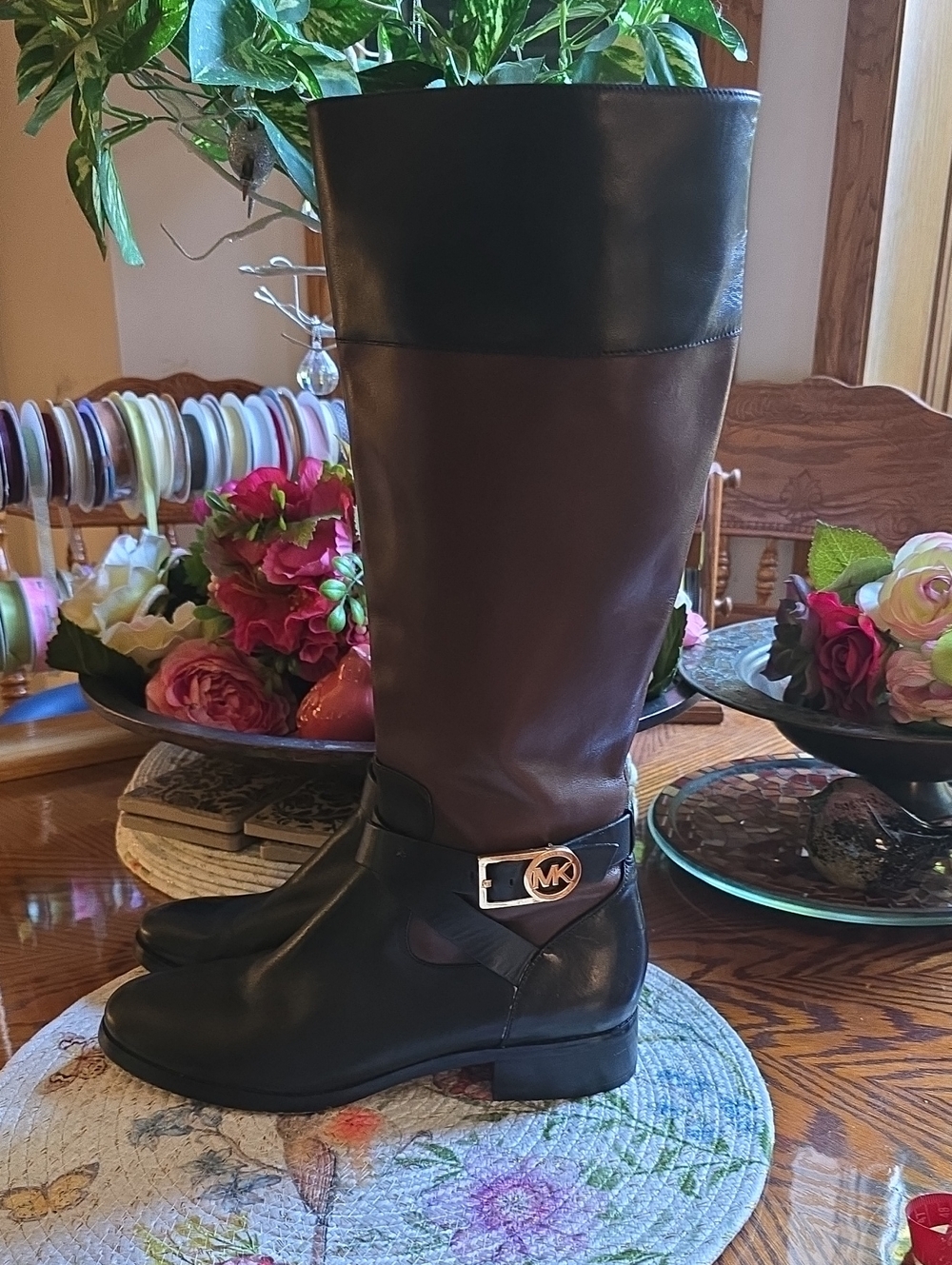 Micheal Kors Tall Leather Boots